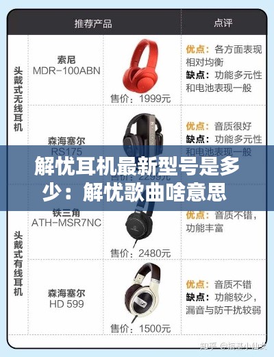 解忧耳机最新型号是多少：解忧歌曲啥意思 