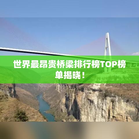 世界最昂贵桥梁排行榜TOP榜单揭晓！