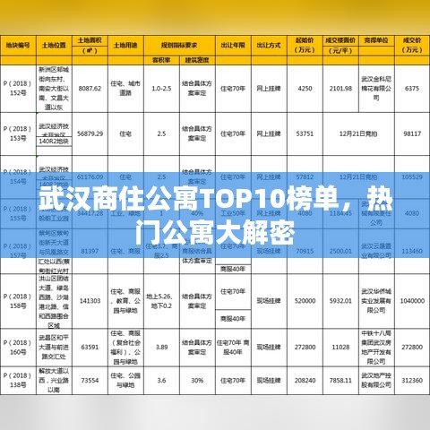 武汉商住公寓TOP10榜单，热门公寓大解密