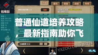 普通仙道培养攻略，最新指南助你飞升！