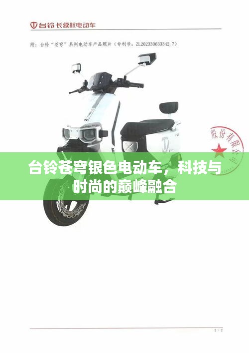 台铃苍穹银色电动车，科技与时尚的巅峰融合